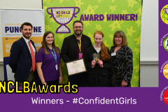 Winner of the #ConfidentGirls category in the 2021 NCLB awards