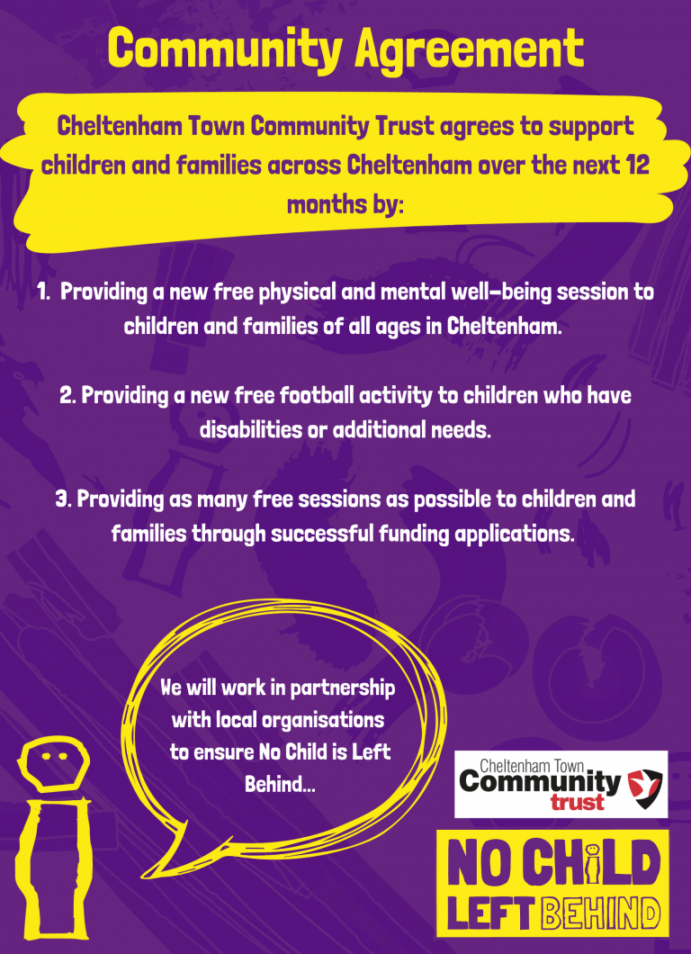 Cheltenham Town Community Trust Pledge